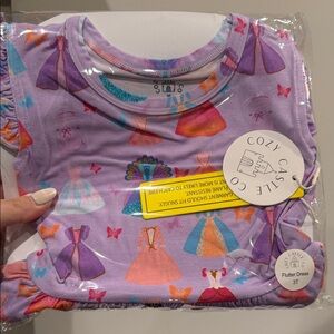 Cozy Castle Bamboo Flutter Dress 3T NWT